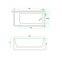 Corner 1500 Right Fit Freestanding Bath Tub | Indulge Bathroom