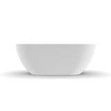 Fiora 1500mm Stone Matte White Freestanding Bath Tub | Indulge Bathroom