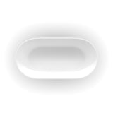 Fiora 1750mm Stone Matte White Freestanding Bath Tub | Indulge Bathroom