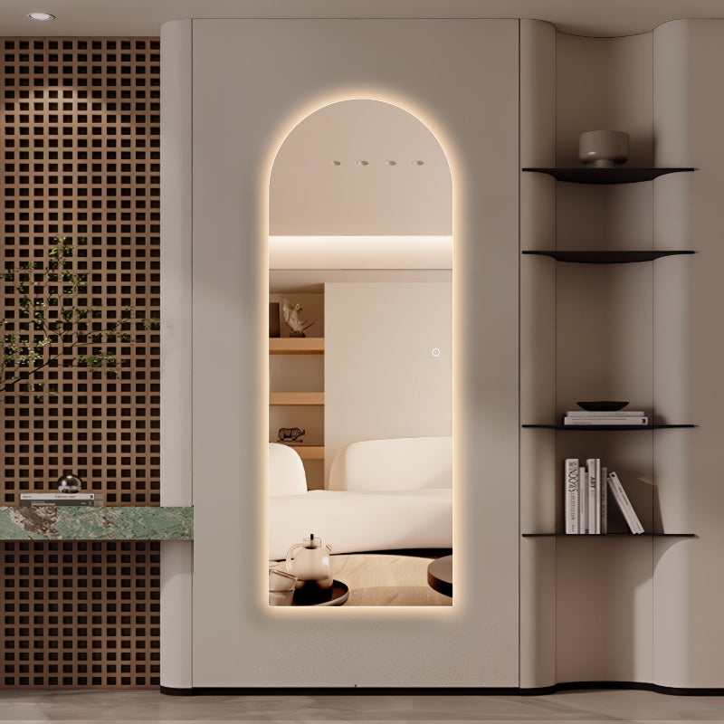 Arched 600 x 1650 LED Mirror - Three Light Temperatures | Indulge Bathroom