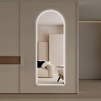 Arched 600 x 1650 LED Mirror - Three Light Temperatures | Indulge Bathroom