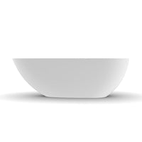 Ocean 1700mm Stone Matte White Freestanding Bath Tub | Indulge Bathroom