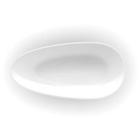 Ocean 1700mm Stone Matte White Freestanding Bath Tub | Indulge Bathroom