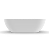 Fiora 1750mm Stone Matte White Freestanding Bath Tub | Indulge Bathroom