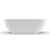 Fiora 1750mm Stone Matte White Freestanding Bath Tub | Indulge Bathroom
