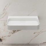 Linea 750mm Solid Surface Fluted Stone Wall Hung Basin | Indulge Bathroom