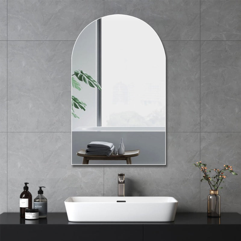 Arched 600 x 900 Polished Edge Mirror | Indulge Bathroom