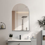 Arched 600 x 900 Polished Edge Mirror | Indulge Bathroom