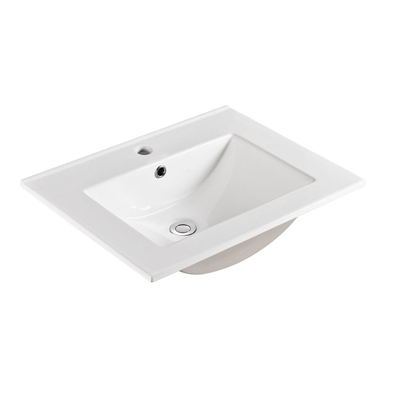 Kelsa 600 Fluted Matte White Wall Hung Vanity | Indulge Bathroom