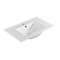 Kelsa 750 Fluted Matte White Wall Hung Vanity | Indulge Bathroom