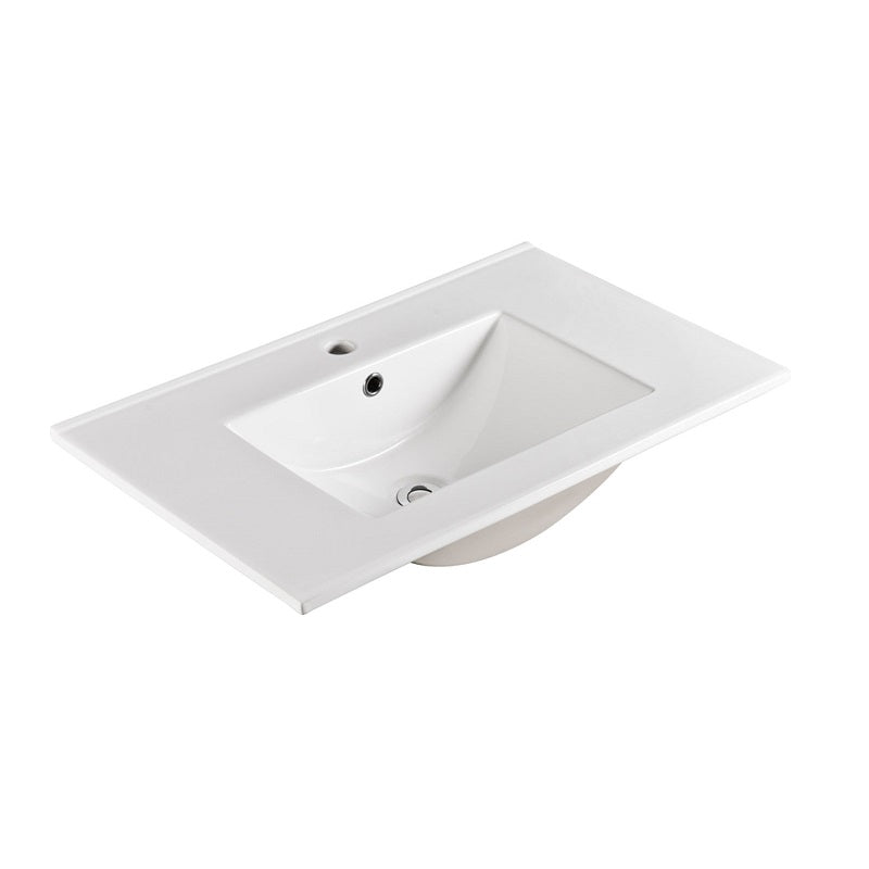 Kelsa 750 Fluted Matte White Wall Hung Vanity | Indulge Bathroom