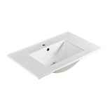 Kelsa 750 Fluted Matte Black Wall Hung Vanity | Indulge Bathroom
