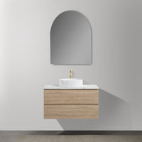Avia 900mm White Oak Wall Hung Vanity | Indulge Bathroom
