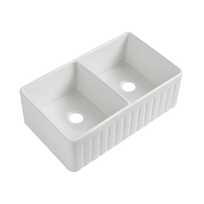 Harrington 835 Double Bowl Butler Kitchen Sink | Indulge Bathroom