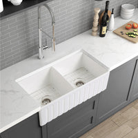 Harrington 835 Double Bowl Butler Kitchen Sink | Indulge Bathroom