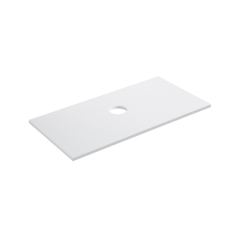 Kelsa 900 Fluted Matte White Wall Hung Vanity | Indulge Bathroom