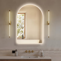 Arched Touchless 600 x 900 LED Mirror - Three Light Temperatures | Indulge Bathroom