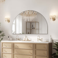 Arched 1200 x 800 Polished Edge Mirror | Indulge Bathroom