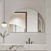 Arched 1200 x 800 Polished Edge Mirror | Indulge Bathroom