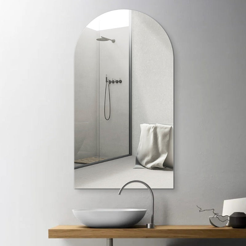 Arched 500 x 900 Polished Edge Mirror | Indulge Bathroom