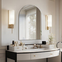 Arched 600 x 900 Polished Edge Mirror | Indulge Bathroom