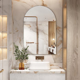 Arched 600 x 900 Polished Edge Mirror | Indulge Bathroom