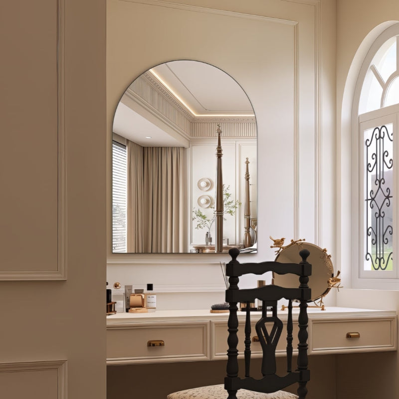 Arched 750 x 1000 Polished Edge Mirror | Indulge Bathroom