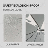 Round Touchless 800mm LED Mirror - Three Light Temperatures | Indulge Bathroom