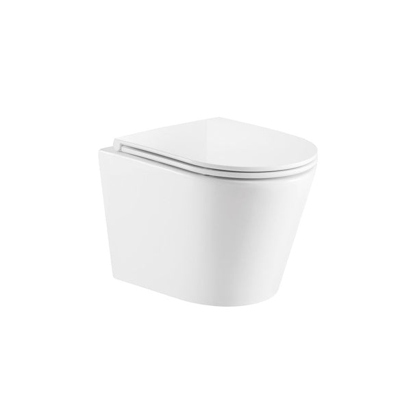 Cesena Rimless Tornado Vortex Wall Hung Toilet Suite Pan | Indulge Bathroom