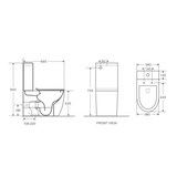 Cremona Vortex Torando Rimless Toilet Suite | Indulge Bathroom