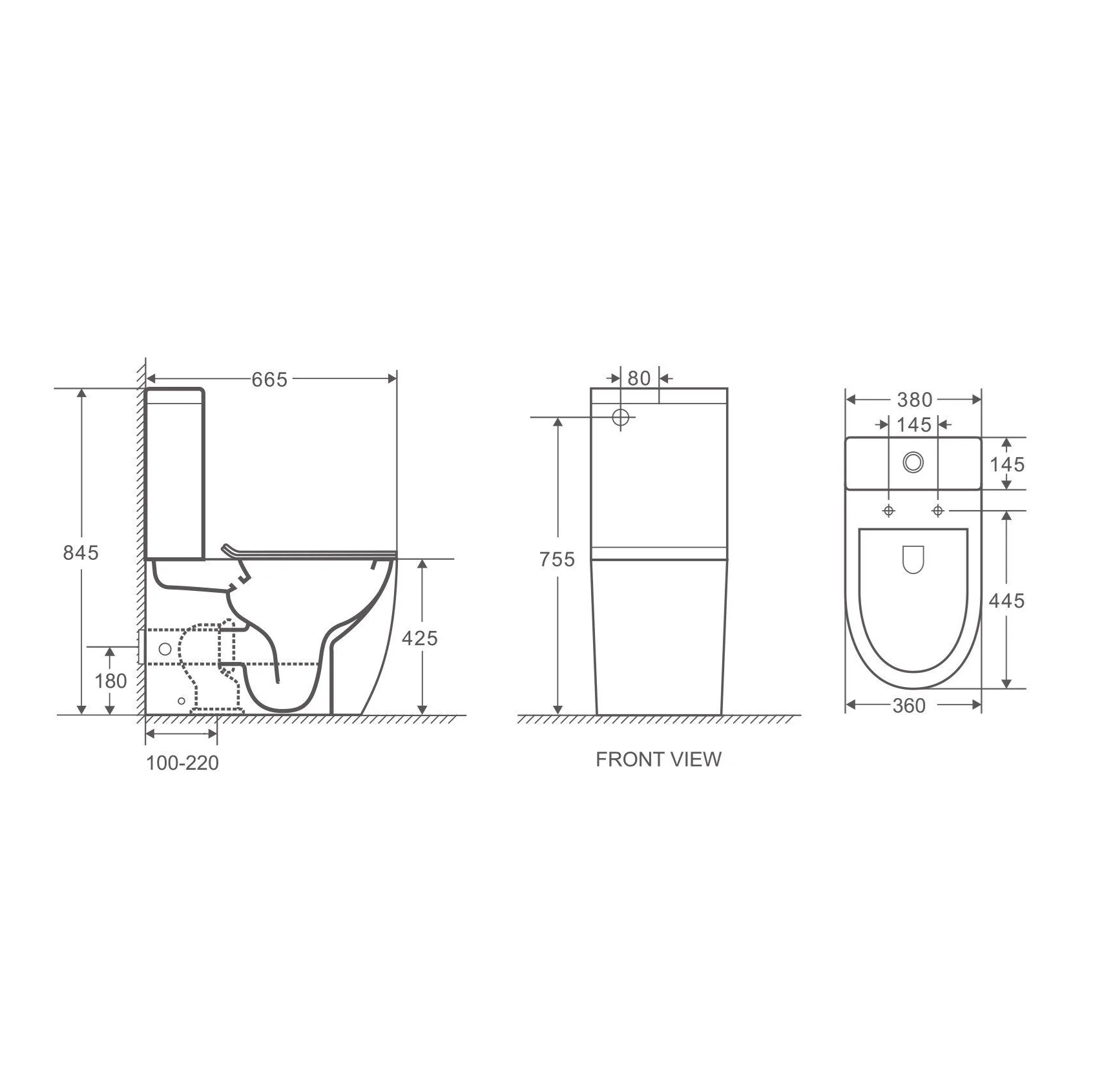 Cremona Vortex Torando Rimless Toilet Suite | Indulge Bathroom