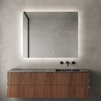 Curva Rectangle 900 x 750 Touchless LED Mirror - Three Light Temperatures | Indulge Bathroom