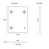 Curva 700 x 900 Polished Edge Mirror | Indulge Bathroom