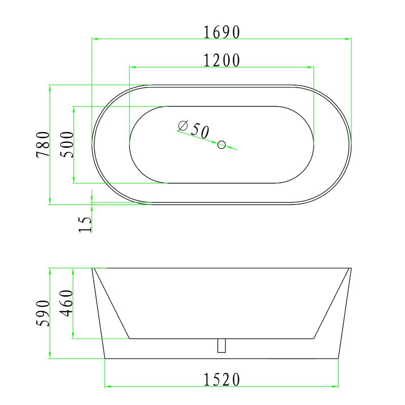 Cesena 1700 Round Freestanding Bath Tub | Indulge Bathroom