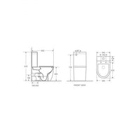Cremona Vortex Short Projection Tornado Rimless Toilet Suite | Indulge Bathroom