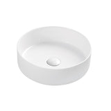355mm Round Gloss White Above Counter Basin | Indulge Bathroom