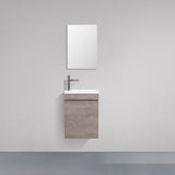 Piccolo 400 Grey Ash Wall Hung Vanity | Indulge Bathroom