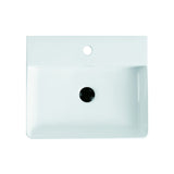505mm Gloss White Wall Hung Basin | Indulge Bathroom