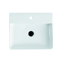505mm Gloss White Wall Hung Basin | Indulge Bathroom