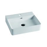 505mm Gloss White Wall Hung Basin | Indulge Bathroom
