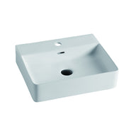 505mm Gloss White Wall Hung Basin | Indulge Bathroom