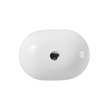 485mm Oval Matte White Above Counter Basin | Indulge Bathroom
