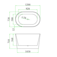 Japan 1200 Soaking Round Freestanding Bath Tub | Indulge Bathroom