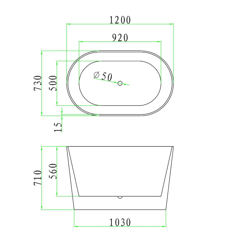 Japan 1200 Soaking Round Freestanding Bath Tub | Indulge Bathroom