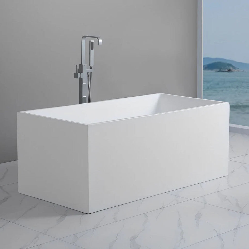 Messina 1500 Square Multi-Fit Freestanding Bathtub | Indulge Bathroom
