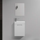 Kelsa 400 Fluted Matte White Wall Hung Vanity | Indulge Bathroom