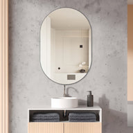 Pill Oval 600 x 900 Polished Edge Mirror | Indulge Bathroom