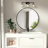 Round 600mm Matte Black Framed Mirror | Indulge Bathroom