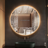 Round Touchless 600mm LED Mirror - Three Light Temperatures | Indulge Bathroom