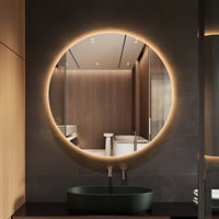 Round Touchless 600mm LED Mirror - Three Light Temperatures | Indulge Bathroom